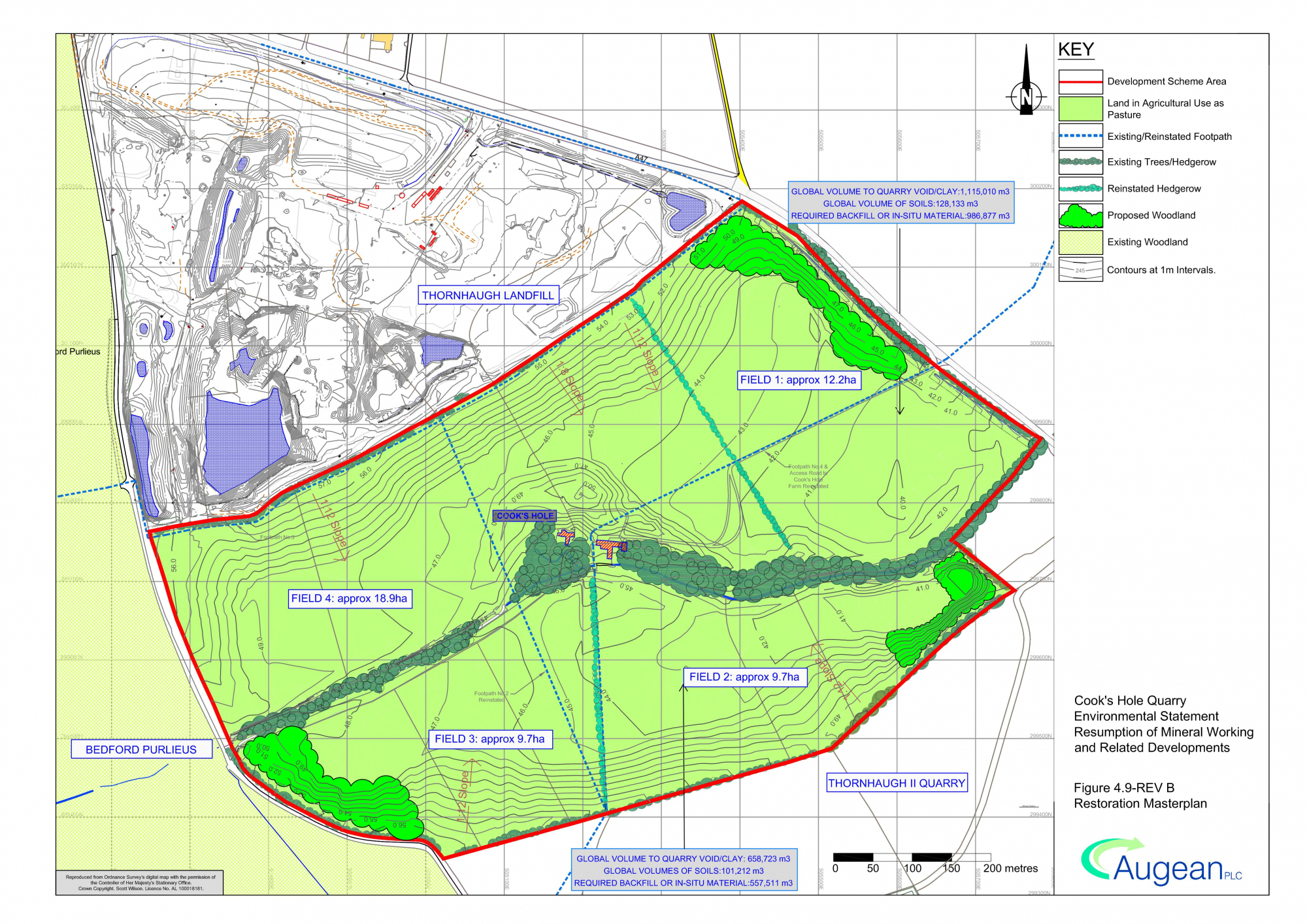 Appendix A Approved restoration scheme for Cooks Hole